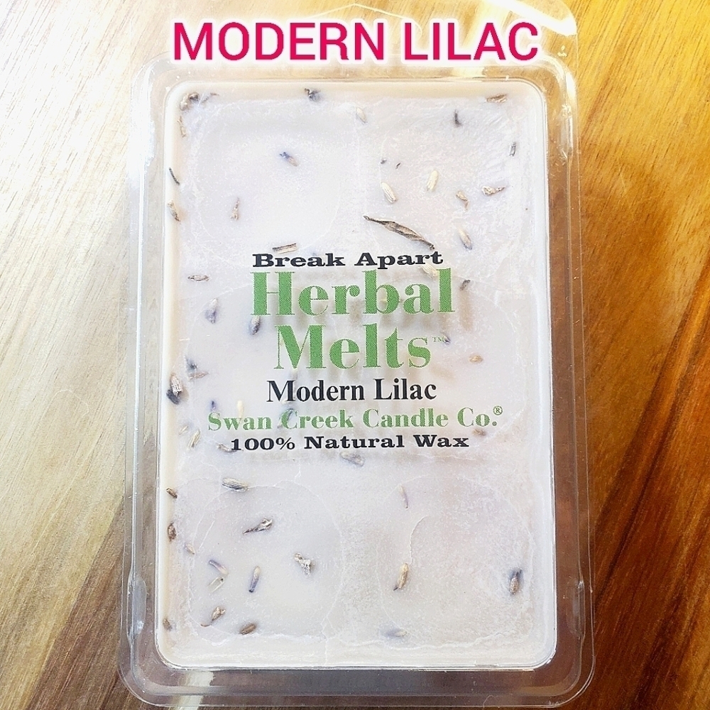 MODERN LILAC by SWAN CREEK CANDLE CO. Herbal Melts 100% Natural Wax 5.25 oz NWT